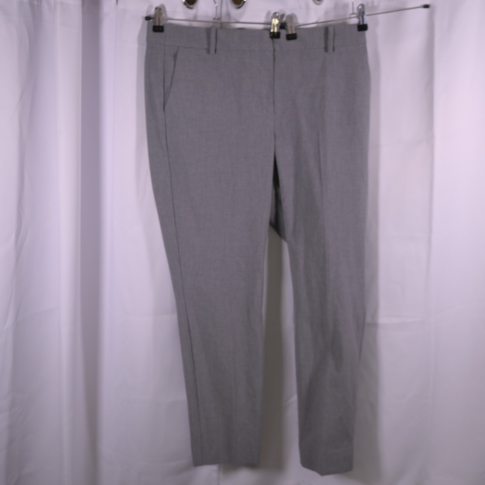 J.‎ Crew Ruby Gray High Rise Full Length Dress Pants Women's 14 36x29